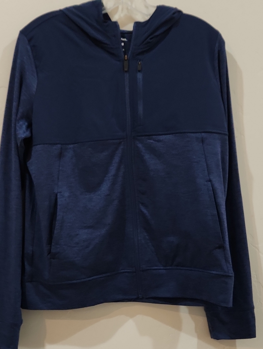 Members Mark Navy Blue Zip-Up Hoodie